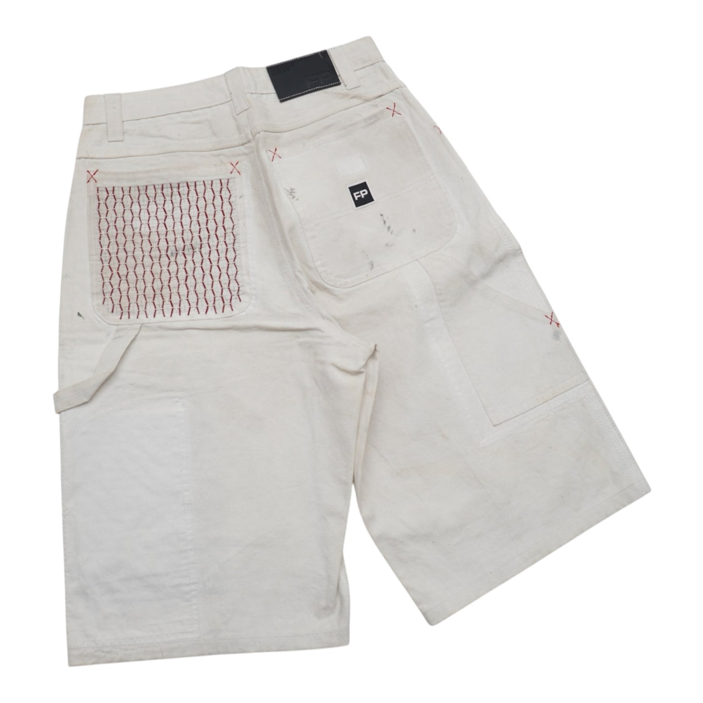 FP thrashed Sashiko jorts