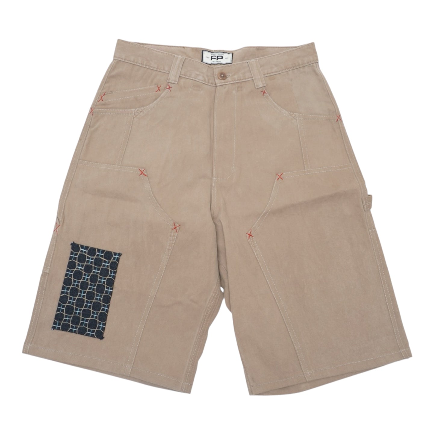 FP reworked Sashiko jorts