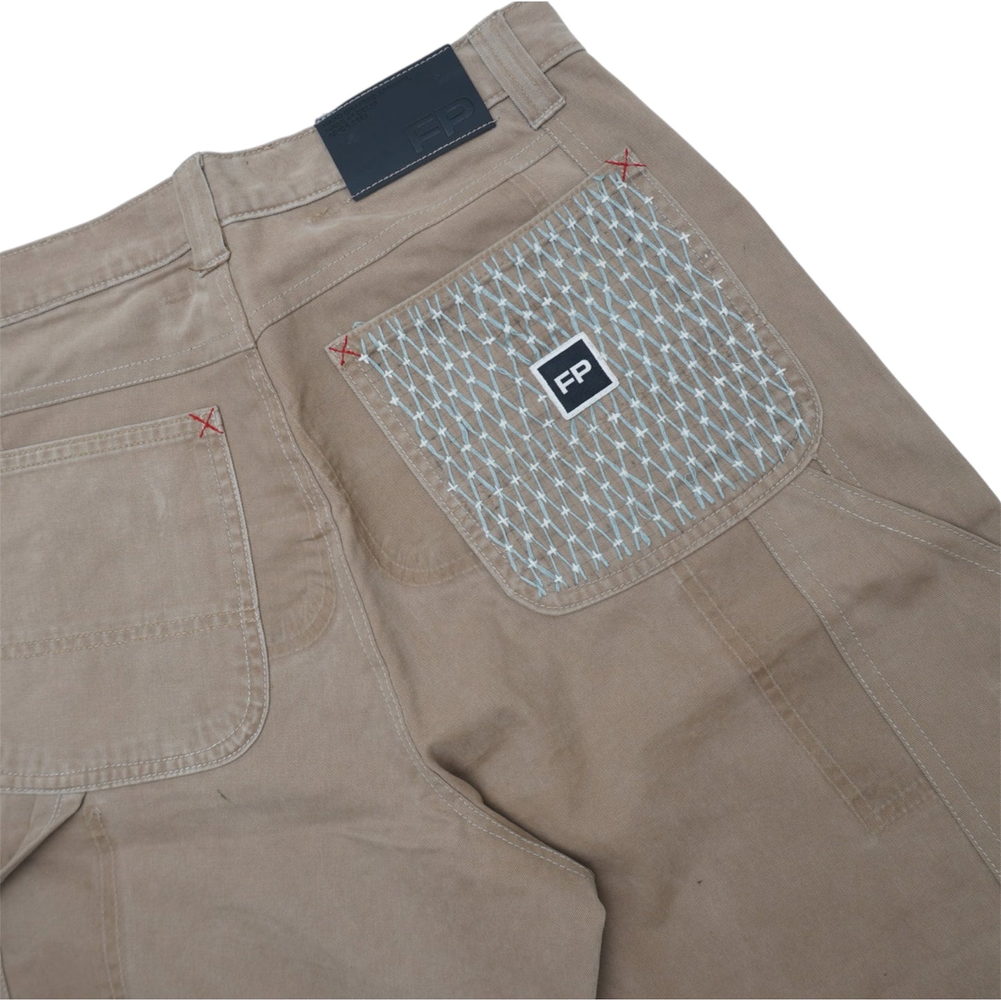 FP reworked Sashiko jorts